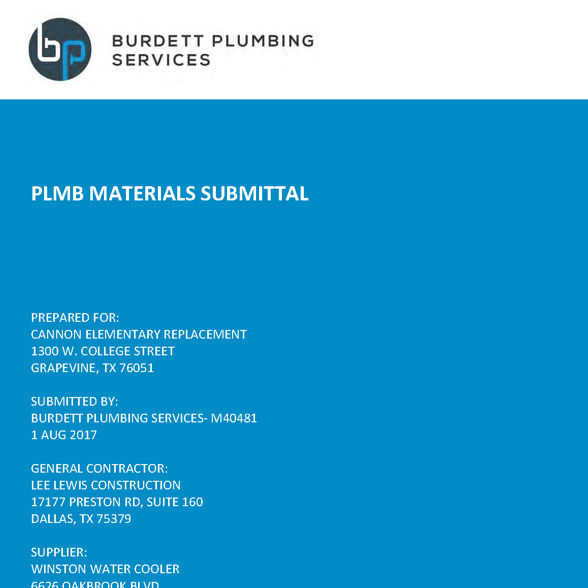 Burdett Plumbing Services